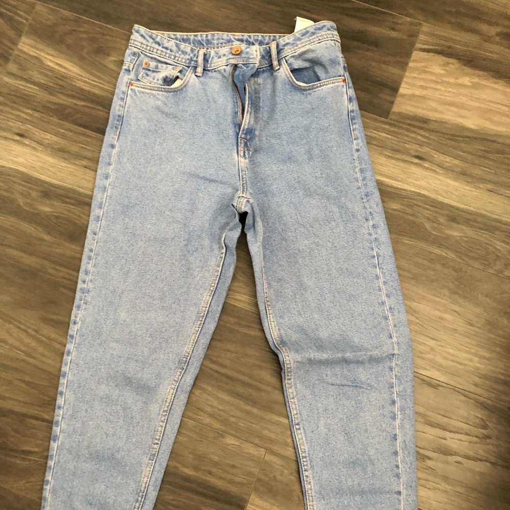 Blue mom jeans